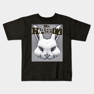 Mr. Rabbit Monocrome Kids T-Shirt